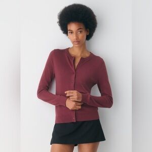 BISCOTTI Cardigan in Cordovan